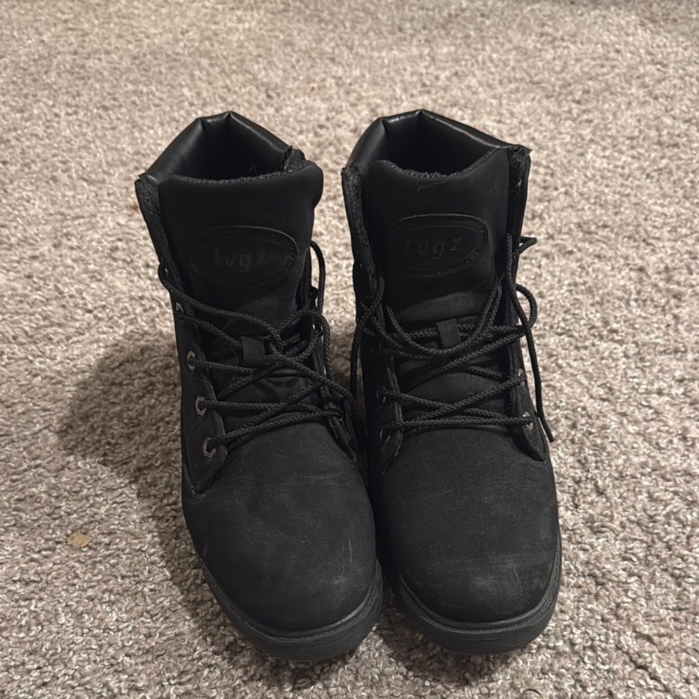 Lugz Women's Black Lace-Up Ankle Boots
